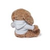 Peluche Unique Cadeau Publicitaire - Chamox Matières : polyester Couleurs : marron impression haute définition