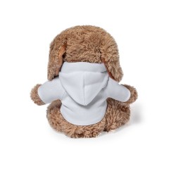Peluche Unique Cadeau Publicitaire - Chamox Matières : polyester Couleurs : marron marquage laser ultra précis