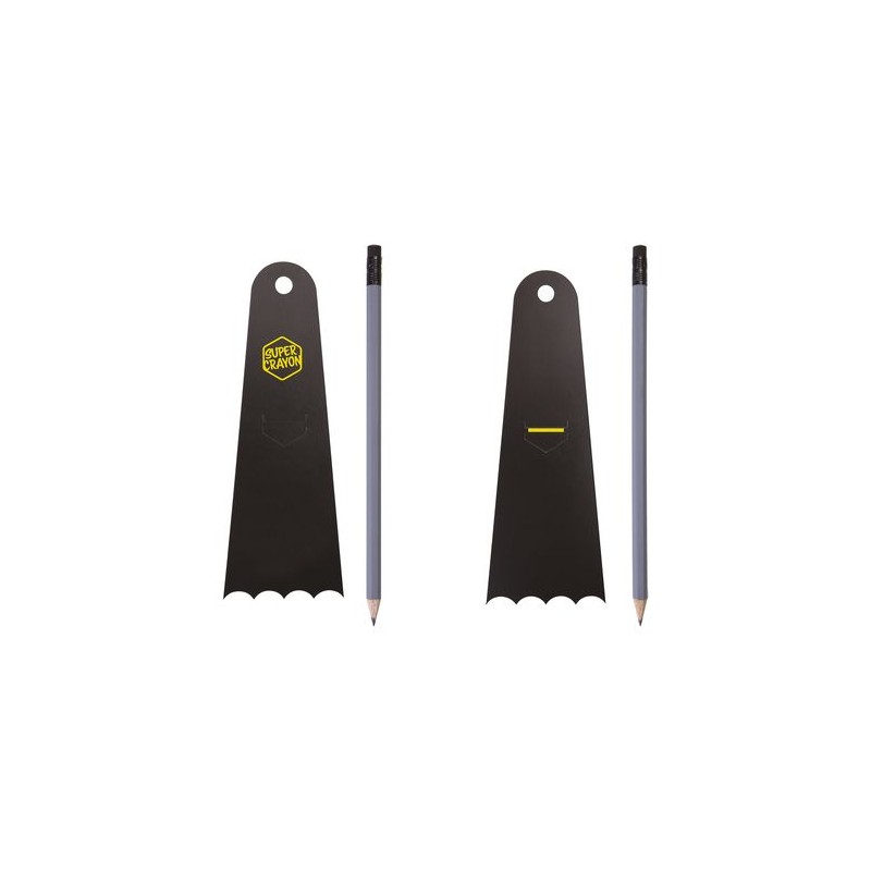 Crayon Éco-responsable Personnalisé - SUPER CRAYON-SUPBAT personnalisable avec votre logo
