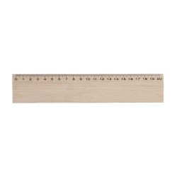Règle en Bois de Hêtre Personnalisée 20 cm - Charme