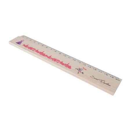 Règle en Bois de Hêtre Personnalisée 20 cm - Charme goodies publicitaire événementiel