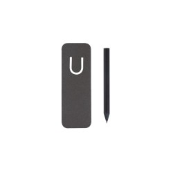 Kit de Marque-page Éco-responsable 10 cm Noir - Objets Publicitaires
