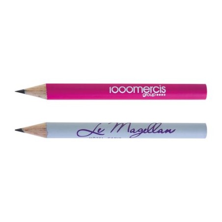 Crayon Éco-responsable 8,7 cm - Objet Publicitaire Personnalisé ECO ROND 8,7 PANTONE T Coupé cadeau entreprise pas cher