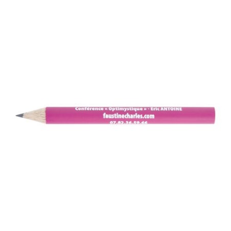 Crayon Éco-responsable 8,7 cm - Objet Publicitaire Personnalisé ECO ROND 8,7 PANTONE T Coupé objet promotionnel éco-responsable