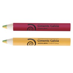 Crayon Éco-responsable Rond Personnalisable 4 Couleurs 8,7 cm 2