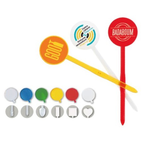 Pic à Cocktail Personnalisé 113 mm Économique personnalisable avec votre logo