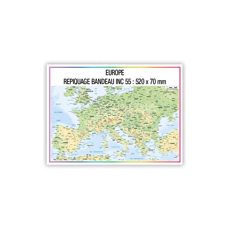 Calendrier 4 Saisons Europe 2025 - Idéal pour le Bureau