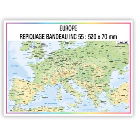 Calendrier 4 Saisons Europe 2025 - Idéal pour le Bureau