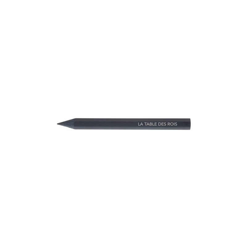 Crayon prestige personnalisé 8,7 cm Black Hexa marquage laser ultra précis