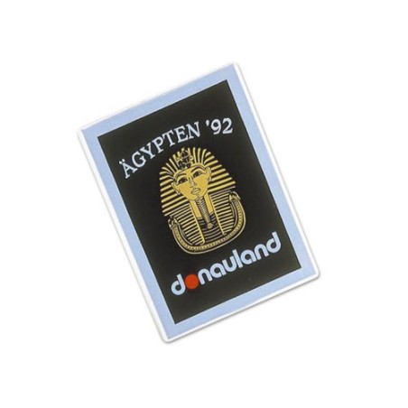 BADGE PLASTIQUE (PS) RECTANGLE 43x58 mm AVEC PINCE EPINGLE