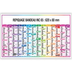 Calendrier bancaire personnalisé 2025 - 4 SAISONS
