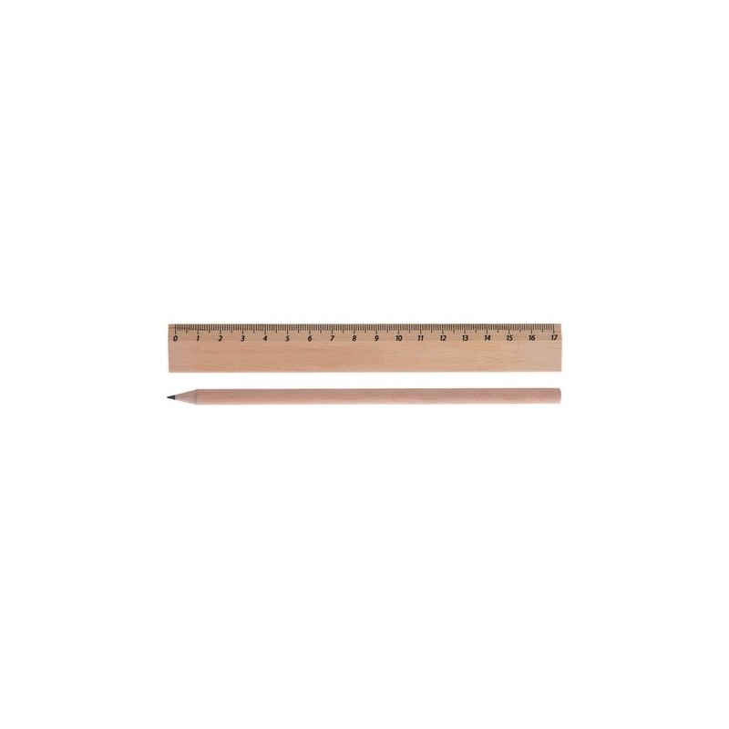 Kit Éco-responsable de Règle et Crayon Personnalisés - KIT-ECO 1
