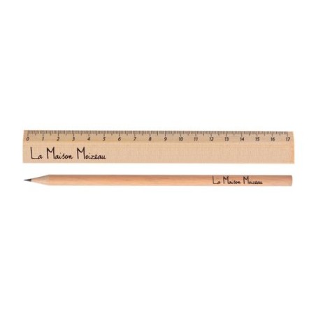 Kit Éco-responsable de Règle et Crayon Personnalisés - KIT-ECO 1 goodies publicitaire événementiel