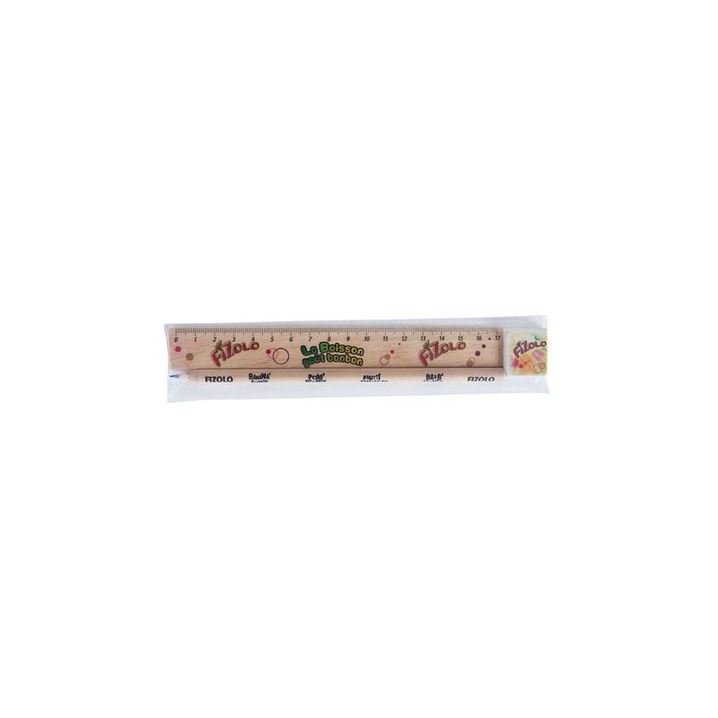 Kit Éco-responsable de Règle et Crayon Personnalisés - KIT-ECO 1 livraison express 24h 48h