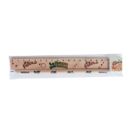 Kit Éco-responsable de Règle et Crayon Personnalisés - KIT-ECO 1 livraison express 24h 48h