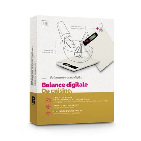 Balance Digitale de Cuisine Précise et Ergonomique