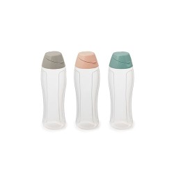 Gourde réutilisable transparente 75 cl avec couvercle vert en polypropylène - ECOGOURDE75 Matières : polypropylène (PP) Couleurs