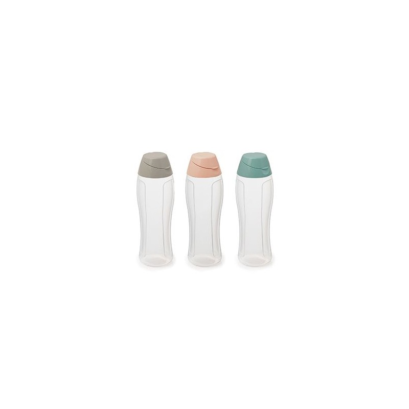 Gourde réutilisable transparente 75 cl avec couvercle vert en polypropylène - ECOGOURDE75 Matières : polypropylène (PP) Couleurs