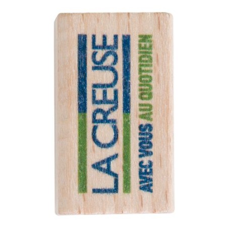 Taille-Crayon Éco-responsable en Bois 1 Trou Ø8 mm - Objets Publicitaires objet promotionnel éco-responsable