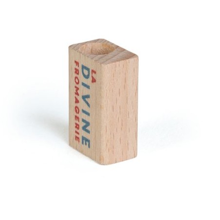 Taille-Crayon Éco-responsable en Bois 1 Trou Ø8 mm - Objets Publicitaires livraison express 24h 48h
