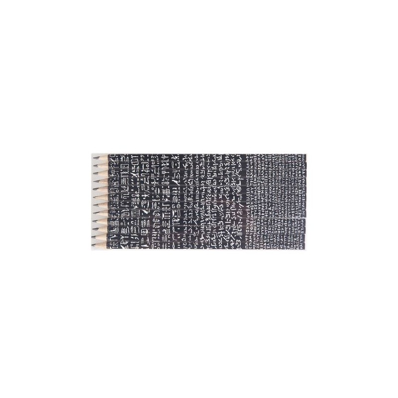 Set Quadri Éco-responsable de 12 Crayons Graphite de 17,6 cm - Boutique impression haute définition