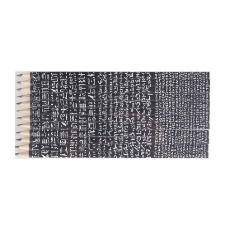 Set Quadri Éco-responsable de 12 Crayons Graphite de 17,6 cm - Boutique impression haute définition