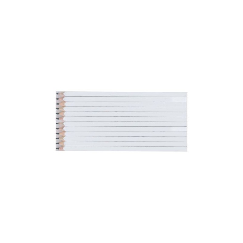 Set Quadri Éco-responsable de 12 Crayons Graphite de 17,6 cm - Boutique objet promotionnel éco-responsable