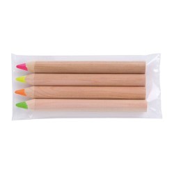 Sachet de 4 surligneurs s de 8,7 cm - Pantone