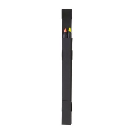 Étui Carton Éco-responsable Personnalisable pour 2 Crayons - Black goodies publicitaire événementiel