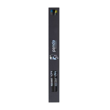 Étui Carton Éco-responsable Personnalisable pour 2 Crayons - Black impression haute définition