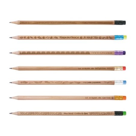 Crayon Éco-responsable Personnalisé Rond 17 T - BGOMME