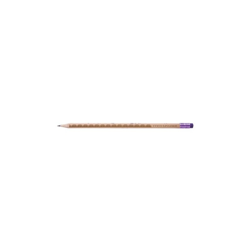 Crayon Éco-responsable Personnalisé Rond 17 T - BGOMME goodies publicitaire événementiel