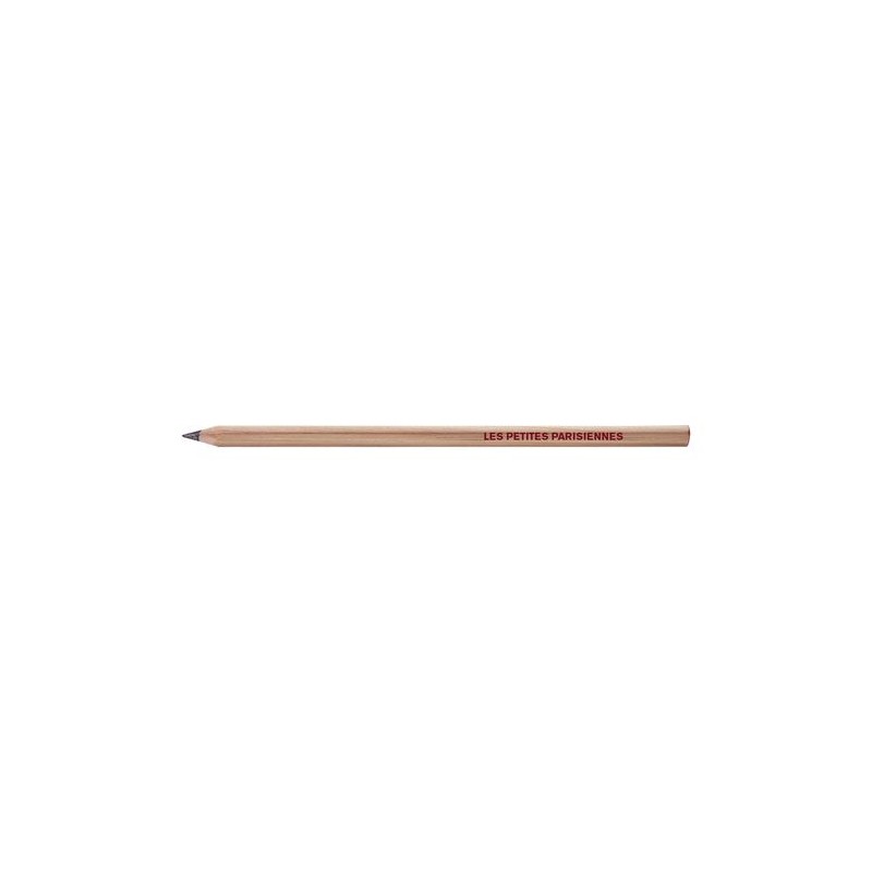Crayon Publicitaire Rouge Coeur Prestige 17,6 cm marquage laser ultra précis