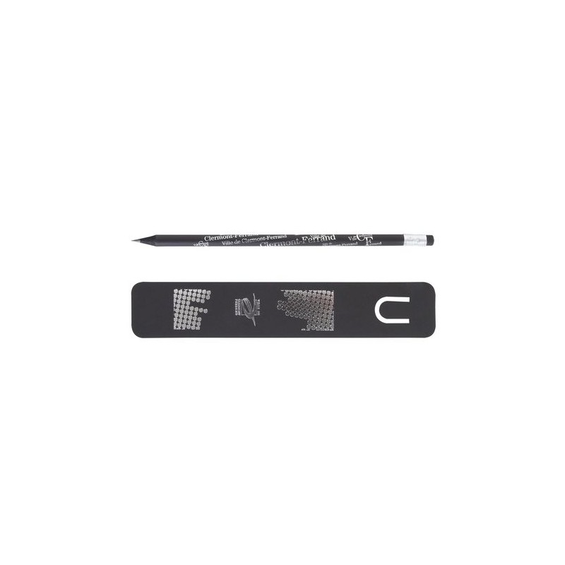Kit Marque-Page Éco-responsable 19 cm - Black cadeau entreprise pas cher