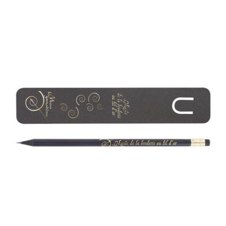 Kit Marque-Page Éco-responsable 19 cm - Black objet promotionnel éco-responsable