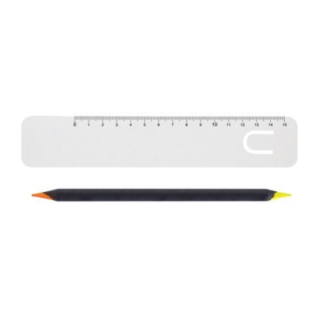 Kit Personnalisé Fluo Jaune pour Bureau - BICOUL HB marquage laser ultra précis