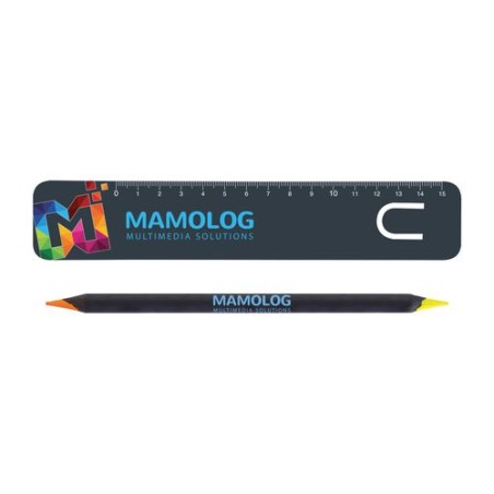 Kit Personnalisé Fluo Jaune pour Bureau - BICOUL HB livraison express 24h 48h