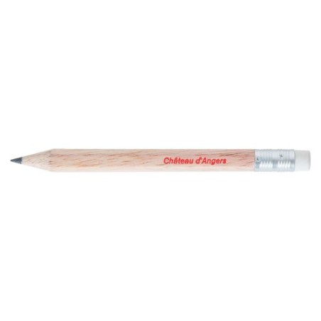 Crayon  hexagonal personnalisable ECO HEXA 8,7 SANS VERN T Gomme cadeau entreprise pas cher