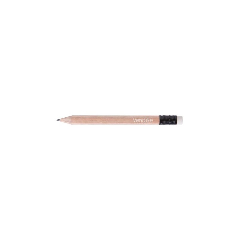 Crayon  hexagonal personnalisable ECO HEXA 8,7 SANS VERN T Gomme goodies entreprise design