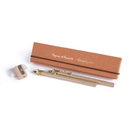 Crayon  personnalisable Graph-Zigzag objet promo petit budget