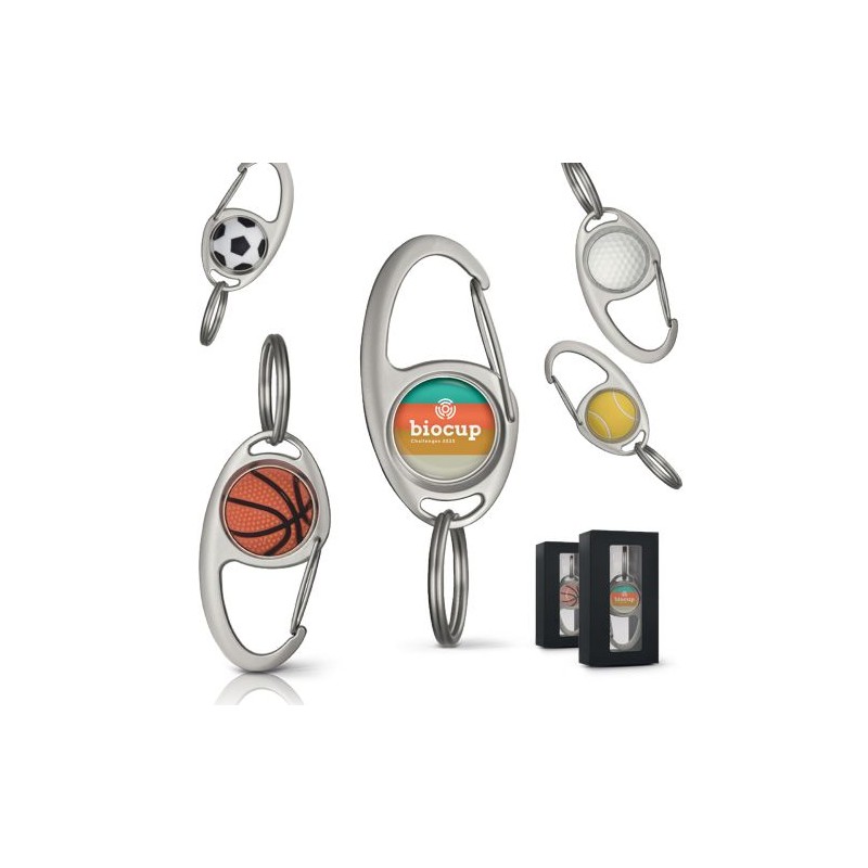 Porte-Clés Métal Sport : Élégance et Praticité