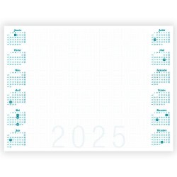 Sous-mains 2025 Personnalisés pour Bureau 2