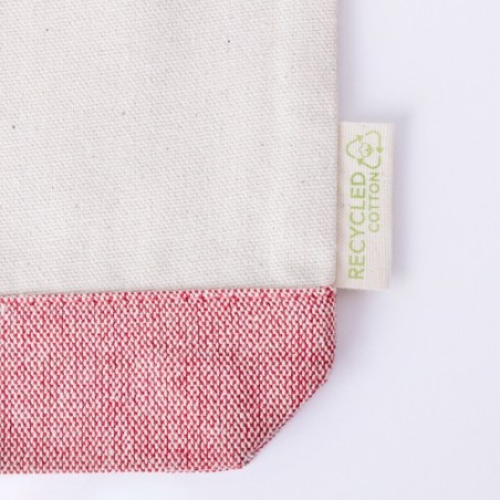 Trousse de Toilette Éco-responsable Personnalisée à Prix Abordable Velerox Matières : coton recyclé Couleurs : rouge personnalis
