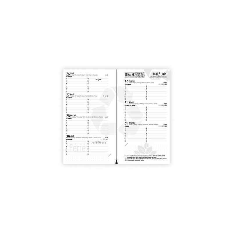 Agenda 2025 ECO - Votre Compagnon Écologique