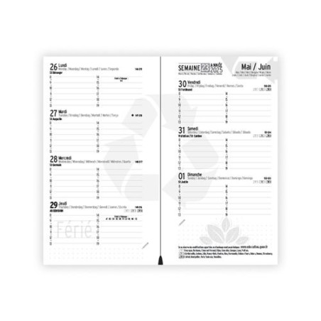 Agenda 2025 ECO - Votre Compagnon Écologique