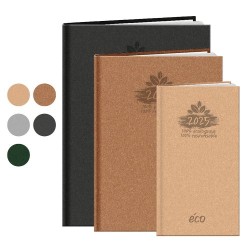 Agenda Éco-responsable Pratique et Personnalisé 2025 - ECO Couleurs : beige Matières : papier (FSC) 2