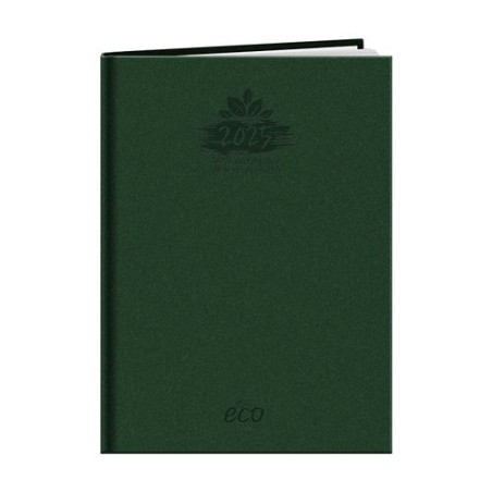 Agenda Éco-responsable Pratique et Personnalisé 2025 - ECO Couleurs : vert foncé Matières : papier (FSC) goodies publicitaire év