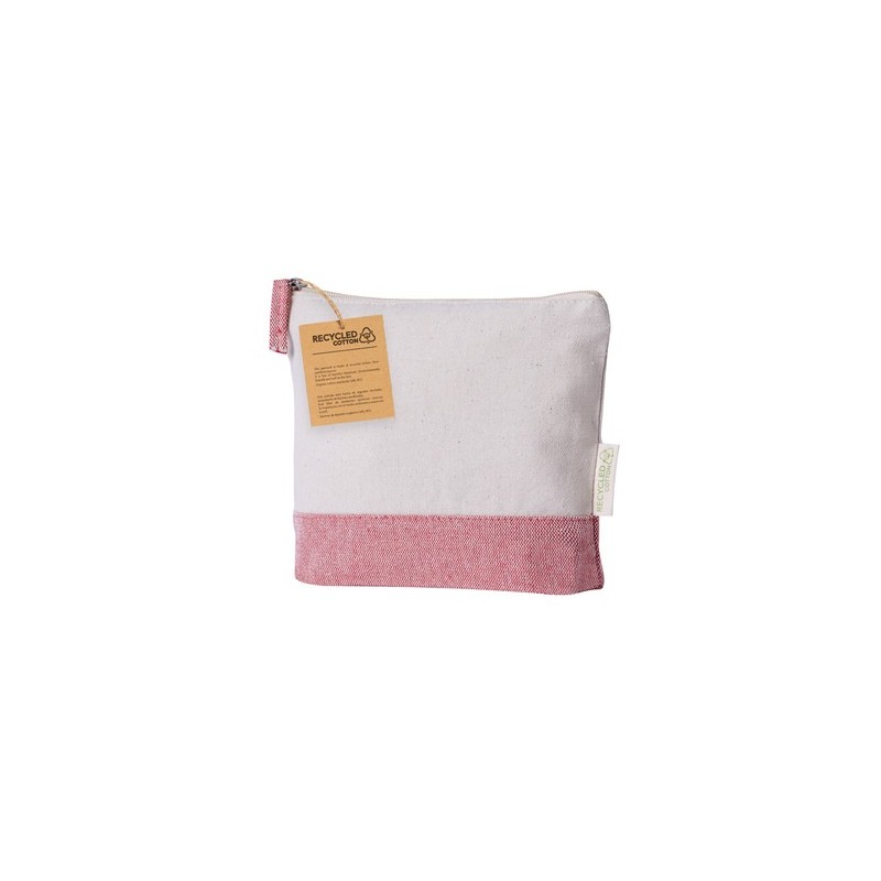 Trousse de Toilette Éco-responsable Personnalisée à Prix Abordable Velerox Matières : coton recyclé Couleurs : vert marquage cou