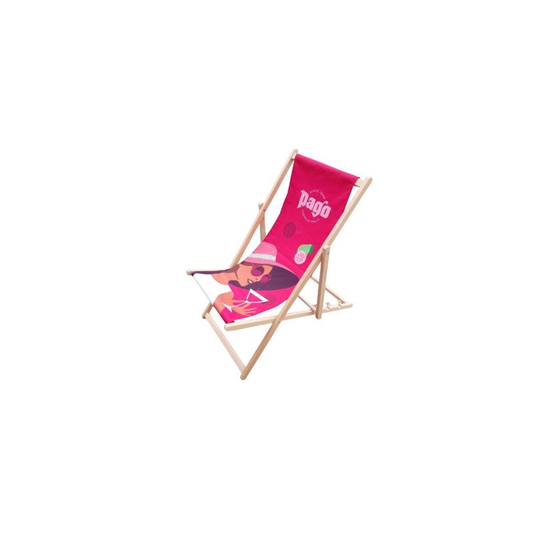 Transat en bois personnalisable pas cher - VIGO