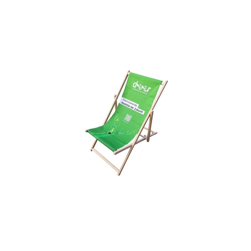Transat en bois personnalisable pas cher - VIGO personnalisable avec votre logo